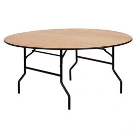 5ft 6inch round banquet table hire